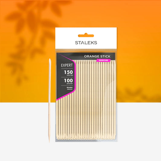Palito de naranjo de madera para manicura EXPERT 150 mm (100 unid.) DOS-10/100