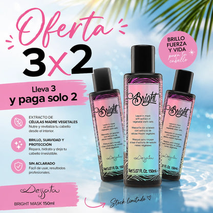 Oferta 3x2 - DESSATA BRIGHT MASK 150ml