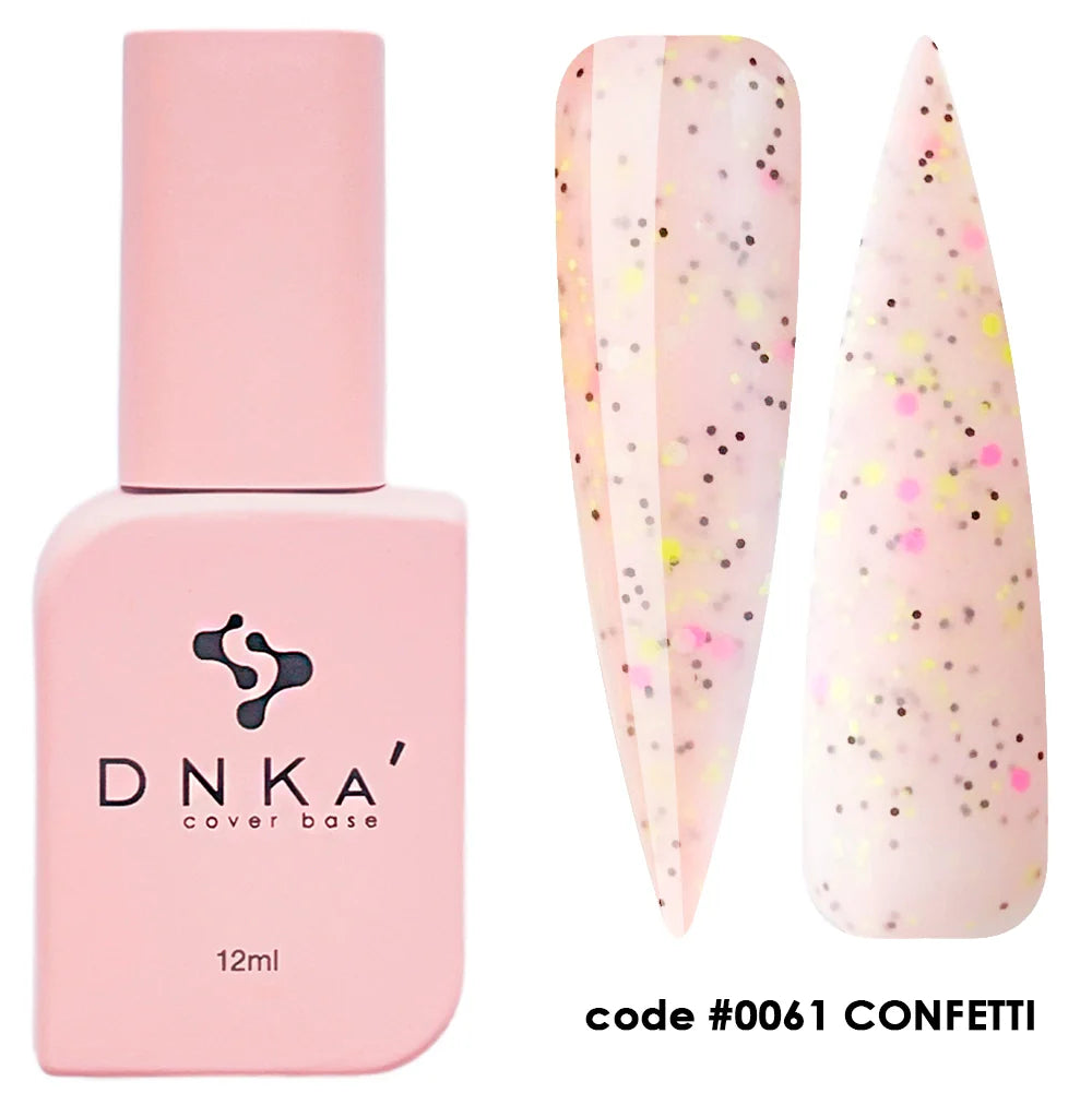 Cover Base DNKa' 12 ml #0061 Confetti