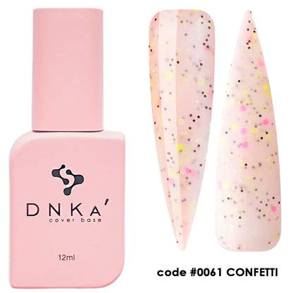 Cover Base DNKa' 12 ml #0061 Confetti