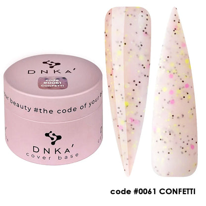 Cover Base DNKa' 30 ml #0061 Confetti