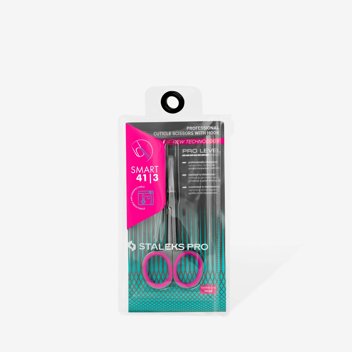 Tijeras Profesionales Con Ganchito Para Cutícula SMART 41 TYPE 3 SS-41/3