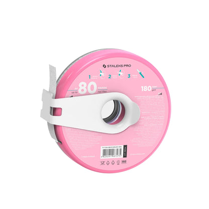 Estuche de plástico con Cinta Blanca Abrasiva Desechable EXPERT Gramaje 180 AT-180W