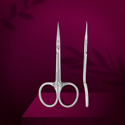 Tijeras profesionales para cutícula con gancho EXCLUSIVE 21 TIPO 1 (magnolia) SX-21/1m