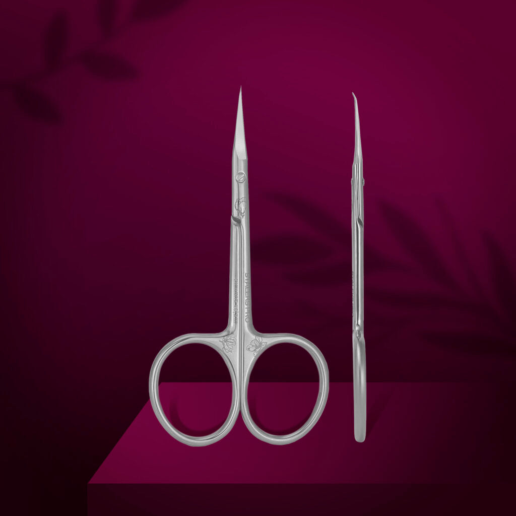 Tijeras profesionales para cutícula con gancho EXCLUSIVE 23 TIPO 2 (magnolia) SX-23/2m
