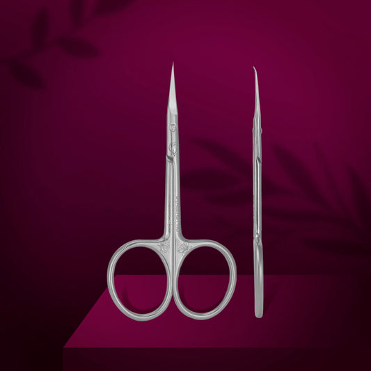 Tijeras profesionales para cutícula con gancho EXCLUSIVE 23 TIPO 2 (magnolia) SX-23/2m