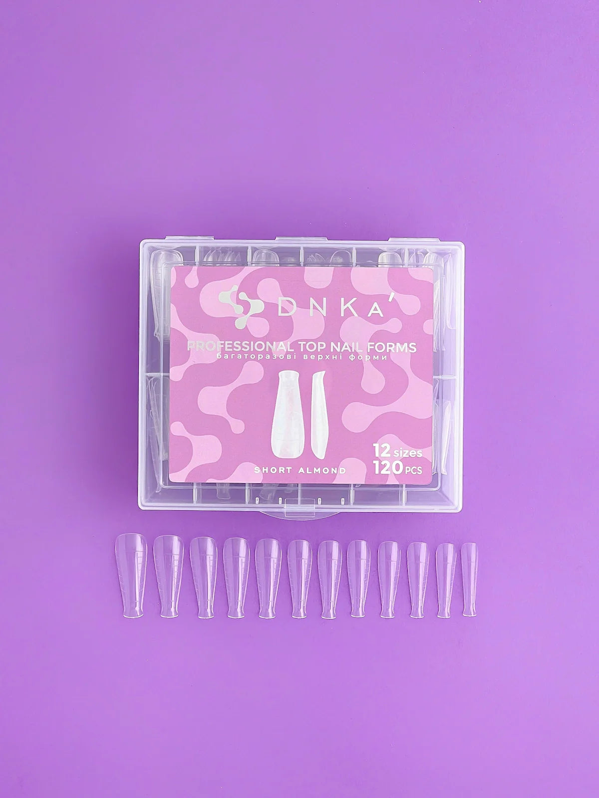 Professional Top Nail Forms DNKa' Short Almond 120 pcs.