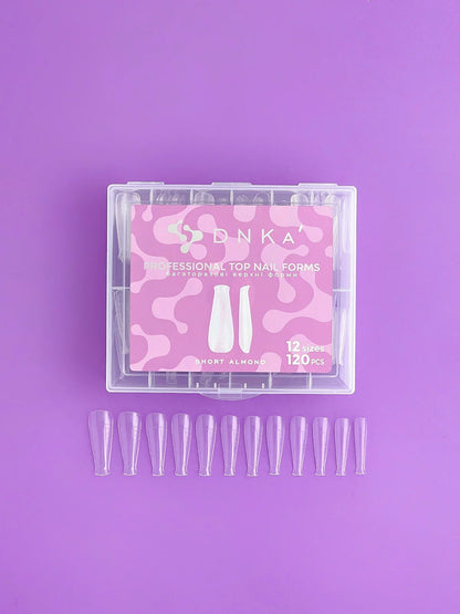 Professional Top Nail Forms DNKa' Short Almond 120 pcs.