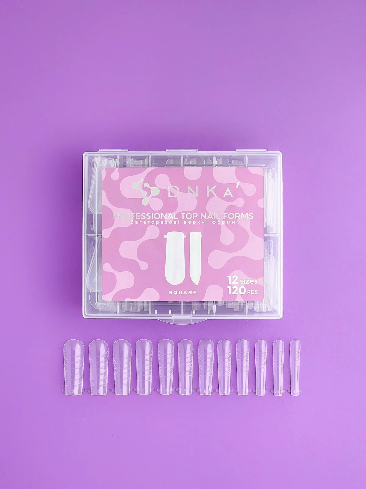Professional Top Nail Forms DNKa' Square 120 pcs.