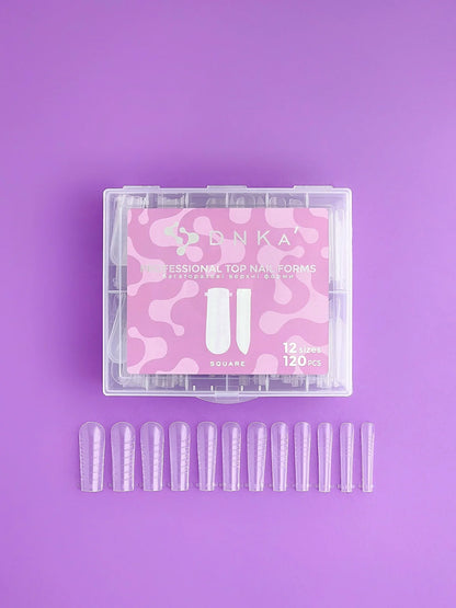 Professional Top Nail Forms DNKa' Square 120 pcs.
