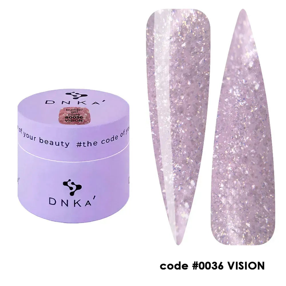 Builder Gel DNKa' 15 ml #0036 Vision - tarro