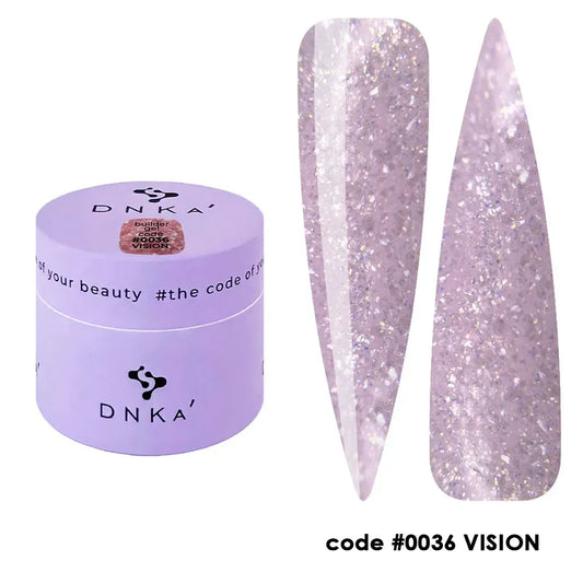Builder Gel DNKa' 15 ml #0036 Vision - tarro