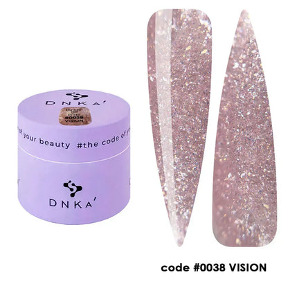Builder Gel DNKa' 15 ml #0038 Vision - tarro