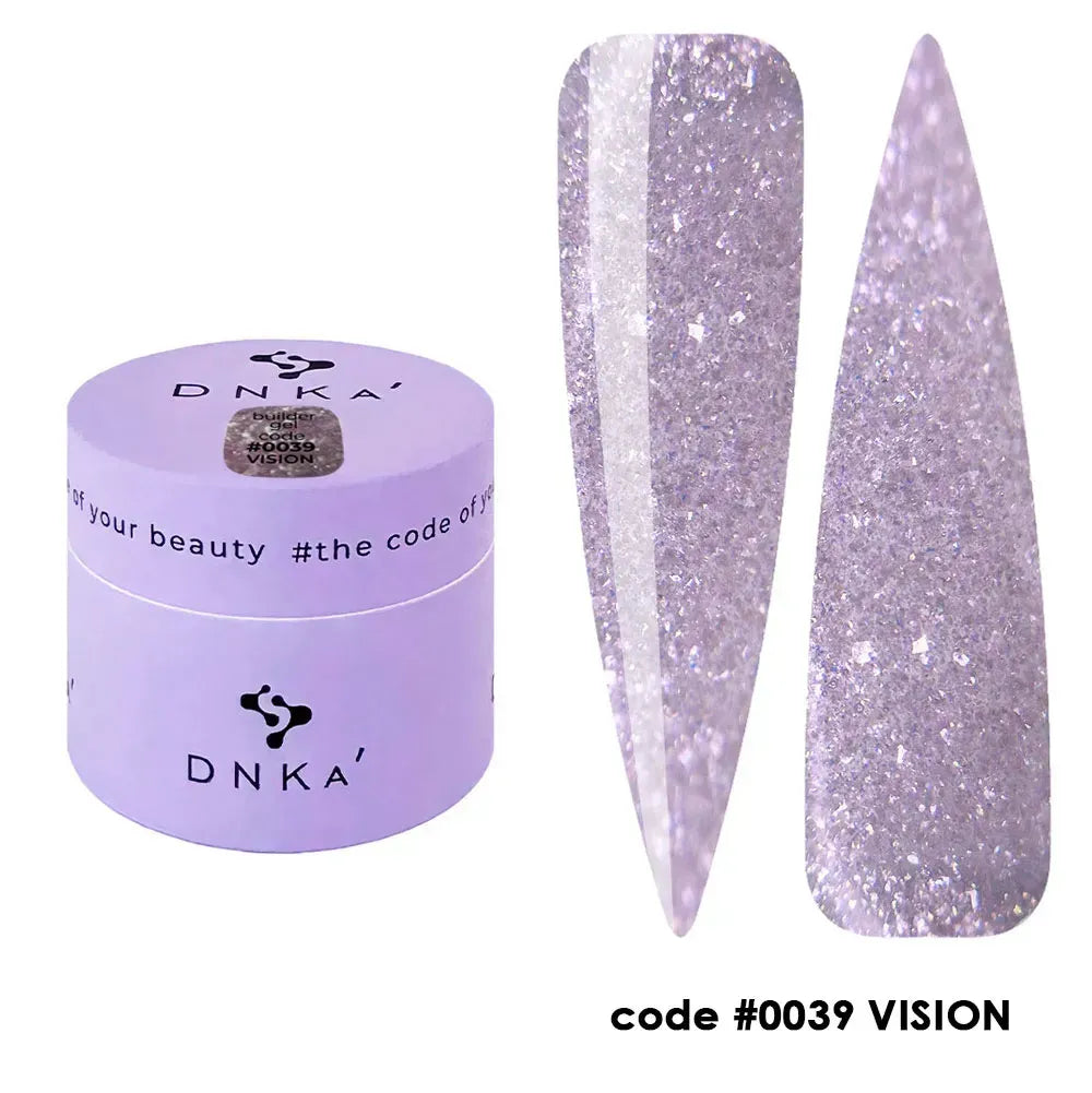 Builder Gel DNKa' 15 ml #0039 Vision - tarro