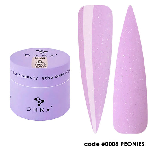 Builder Gel DNKa' 15 ml #0008 Peonies