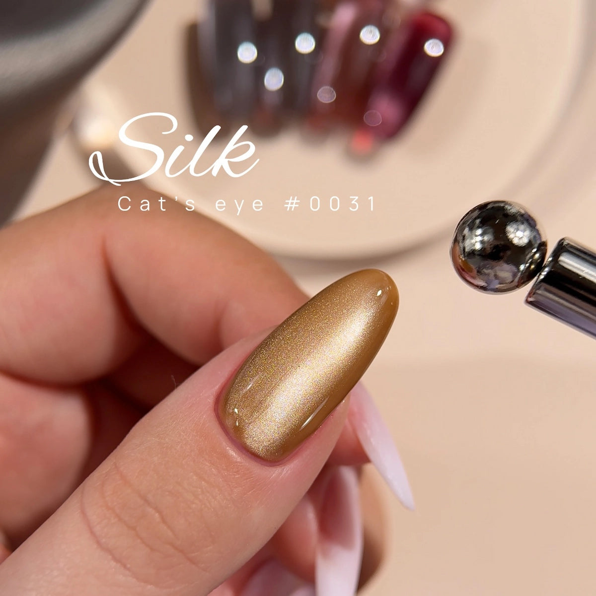 Color Gel Polish DNKa' 12 ml Cat's Eye #0031 - Silk