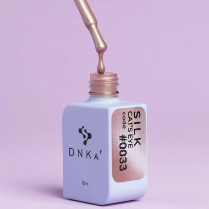 Color Gel Polish DNKa' 12 ml Cat's Eye #0033 - Silk