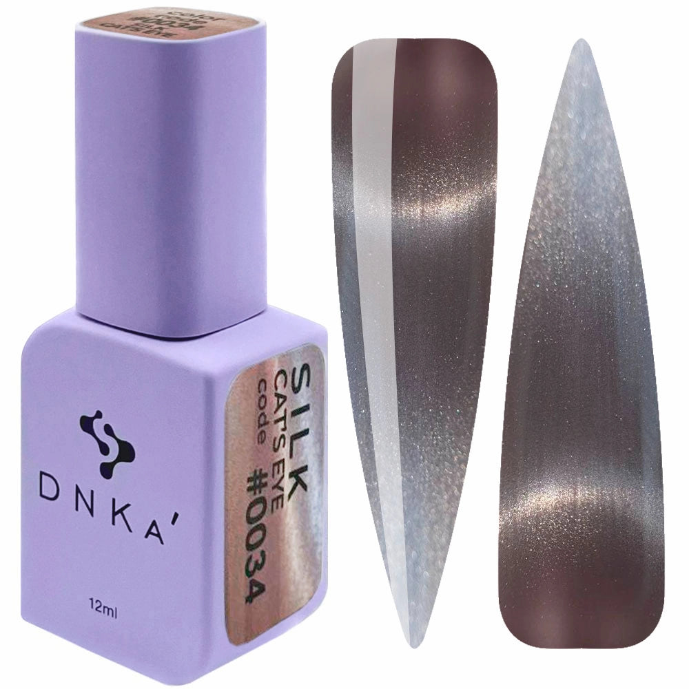 Color Gel Polish DNKa' 12 ml Cat's Eye #0034 - Silk