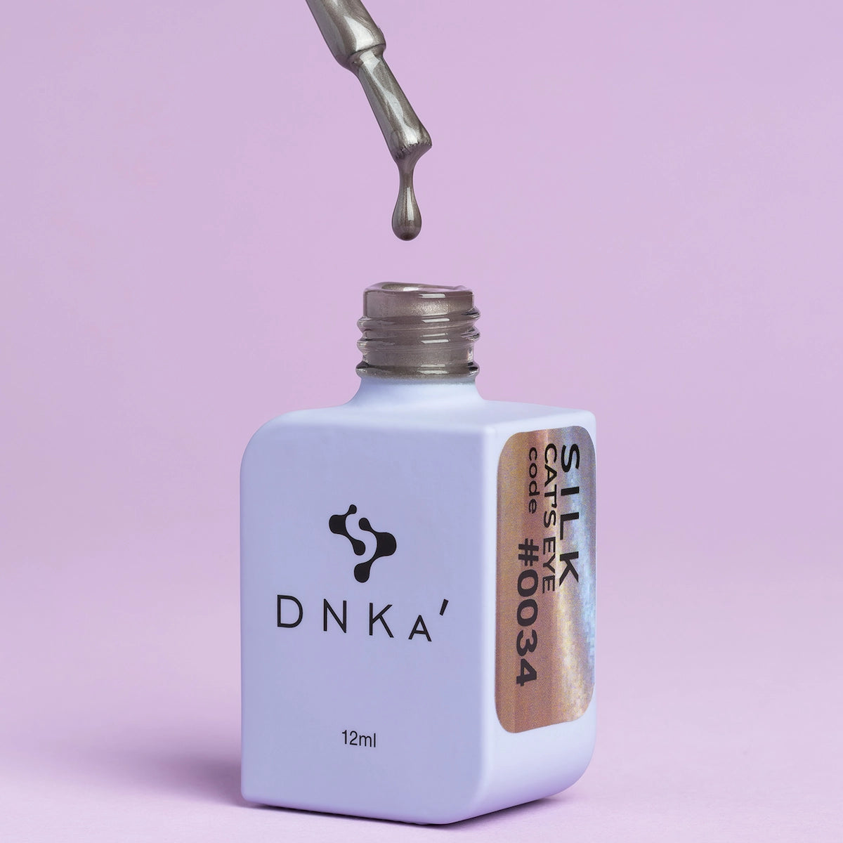 Color Gel Polish DNKa' 12 ml Cat's Eye #0034 - Silk