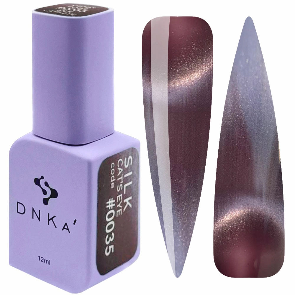 Color Gel Polish DNKa' 12 ml Cat's Eye #0035 - Silk