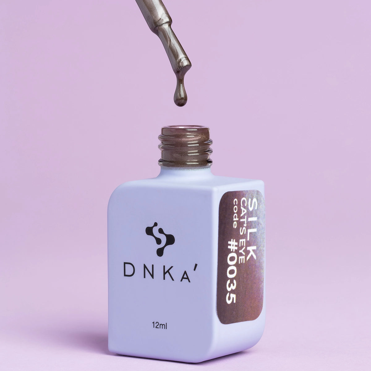 Color Gel Polish DNKa' 12 ml Cat's Eye #0035 - Silk
