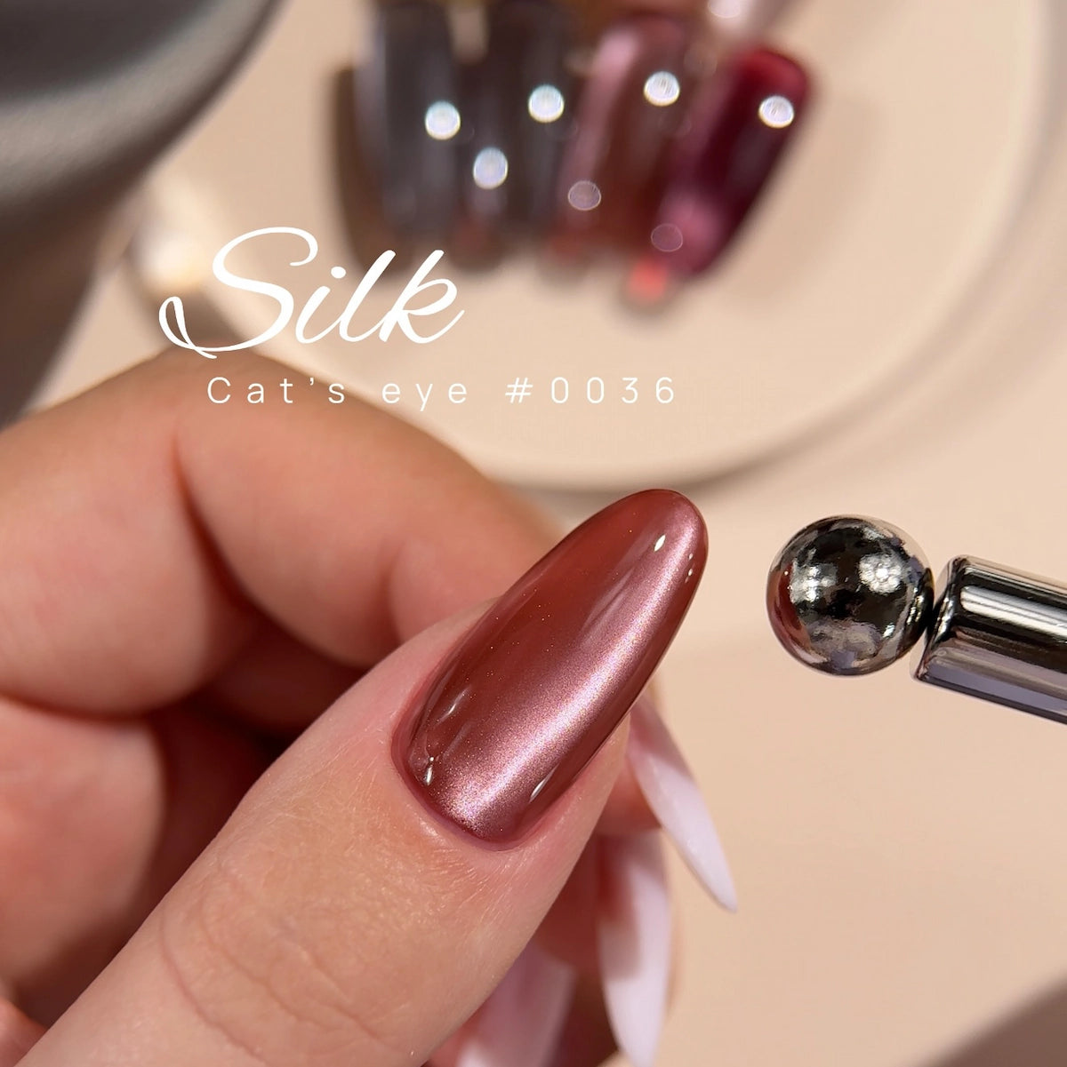 Color Gel Polish DNKa' 12 ml Cat's Eye #0036 - Silk