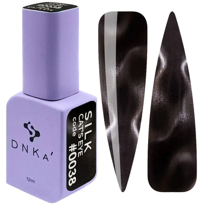 Color Gel Polish DNKa' 12 ml Cat's Eye #0038 - Silk, efecto con imán