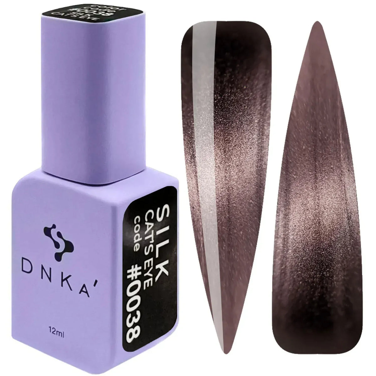 Color Gel Polish DNKa' 12 ml Cat's Eye #0038 - Silk