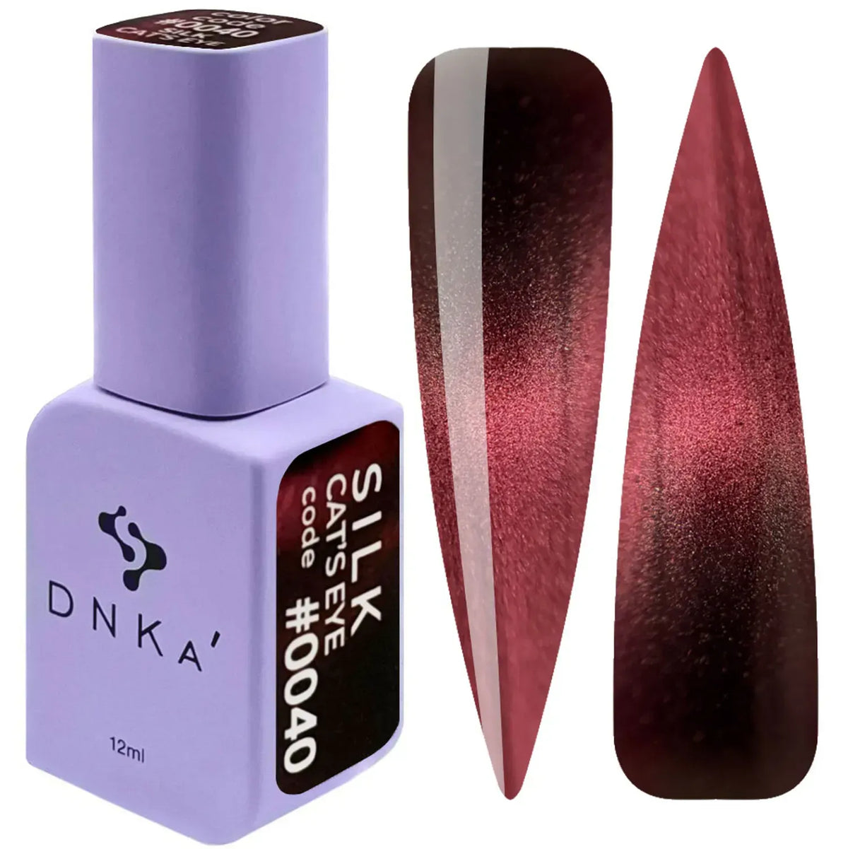 Color Gel Polish DNKa' 12 ml Cat's Eye #0040 - Silk