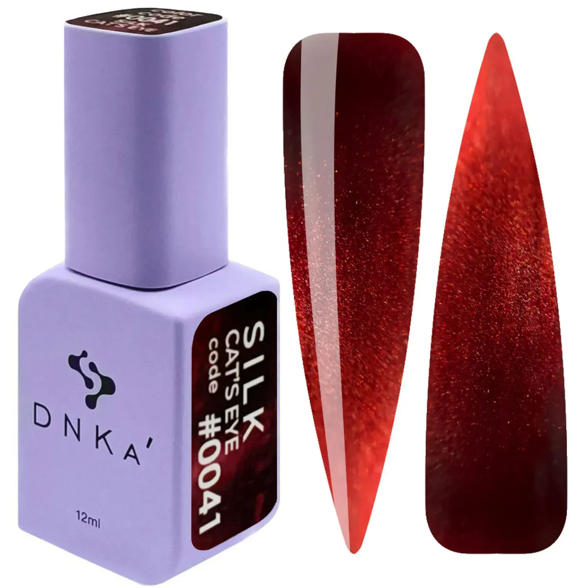 Color Gel Polish DNKa' 12 ml Cat's Eye #0041 - Silk