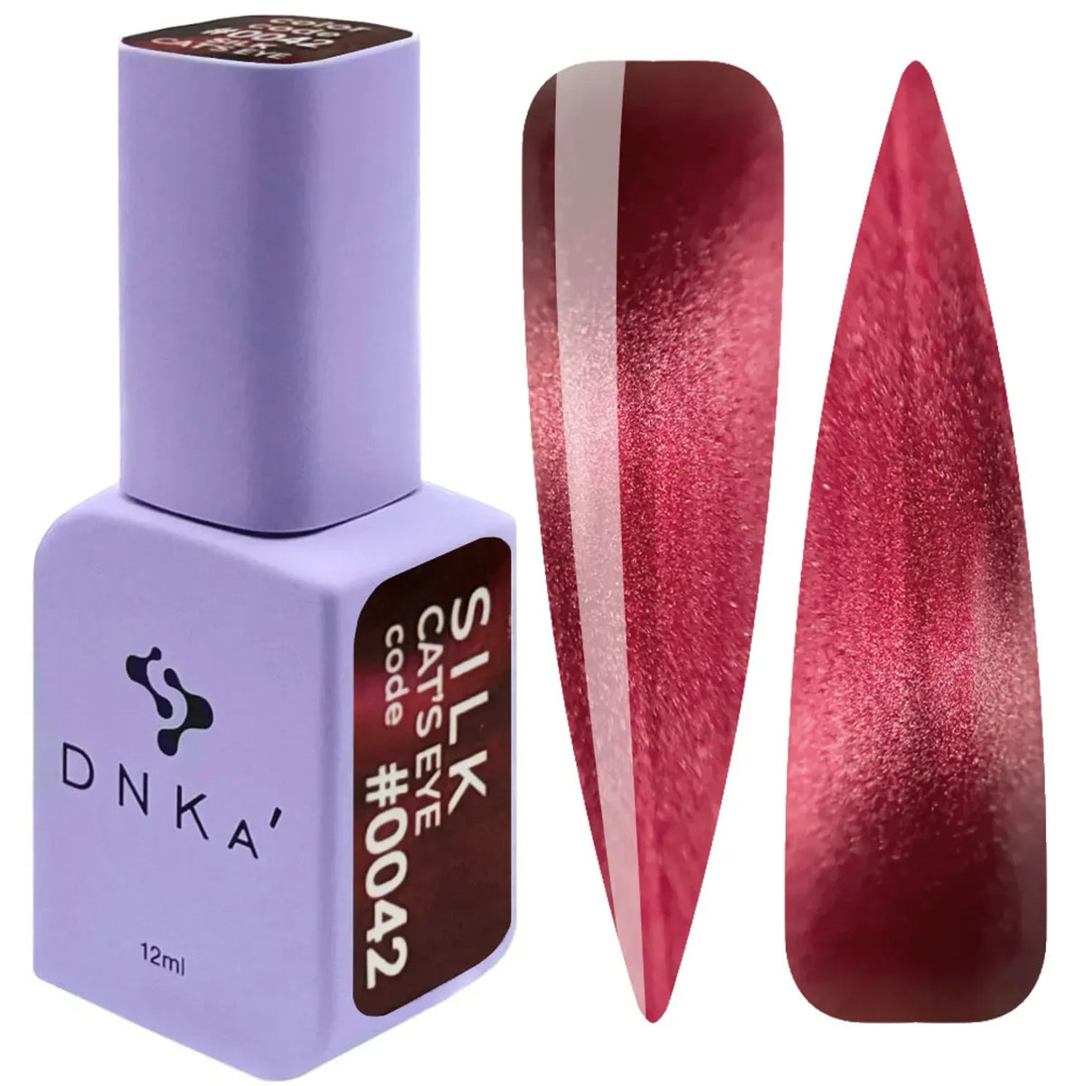 Color Gel Polish DNKa' 12 ml Cat's Eye #0042 - Silk