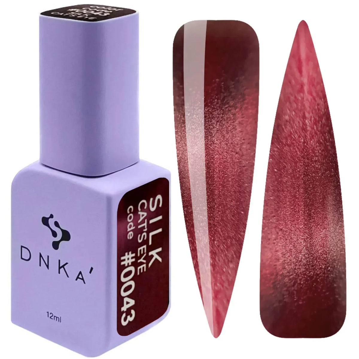 Color Gel Polish DNKa' 12 ml Cat's Eye #0043 - Silk