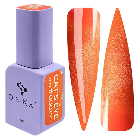 Color Gel Polish DNKa' 7 ml Cat's Eye #0001 - 80's