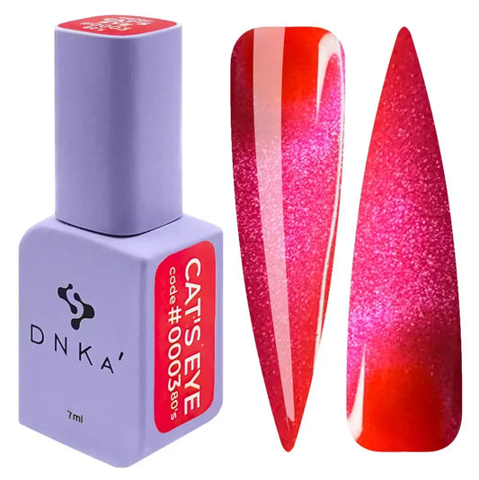 Color Gel Polish DNKa' 7 ml Cat's Eye #0003 - 80's