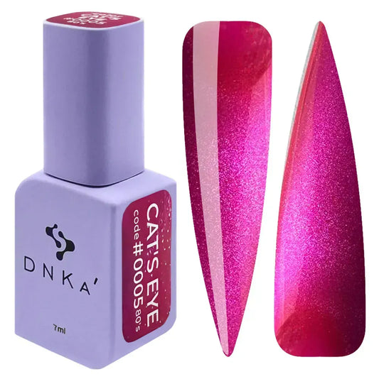Color Gel Polish DNKa' 7 ml Cat's Eye #0005 - 80's