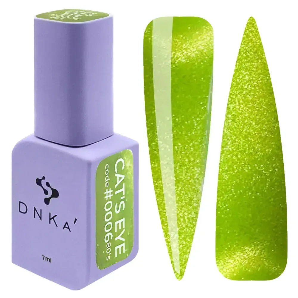 Color Gel Polish DNKa' 7 ml Cat's Eye #0006 - 80's