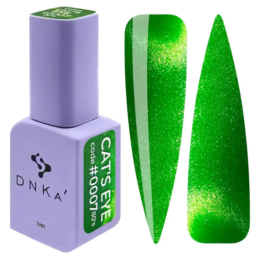 Color Gel Polish DNKa' 7 ml Cat's Eye #0007 - 80's