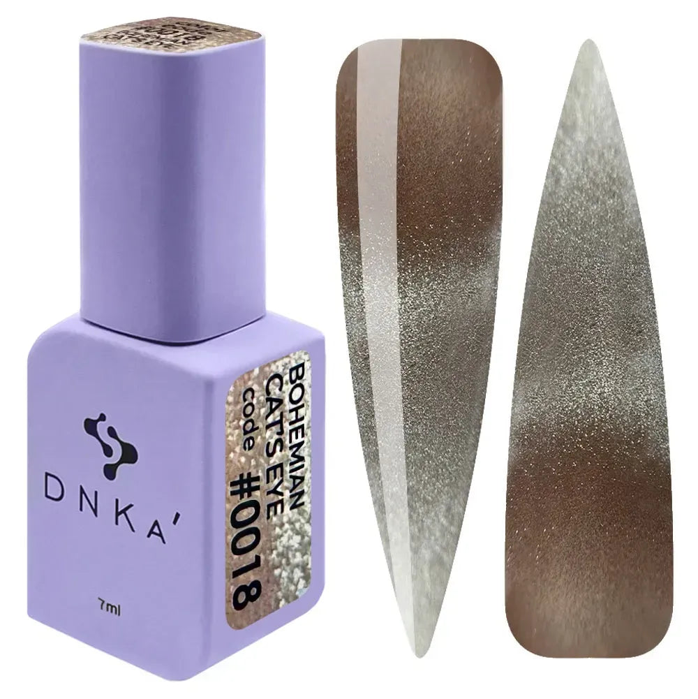 Color Gel Polish DNKa' 7 ml Cat's Eye #0018 - BOHEMIAN