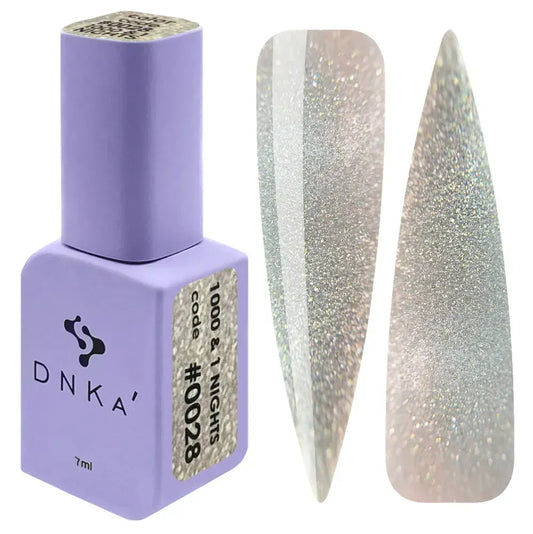 Color Gel Polish DNKa' 7 ml Cat's Eye #0028 - 1000 & 1 NIGHTS