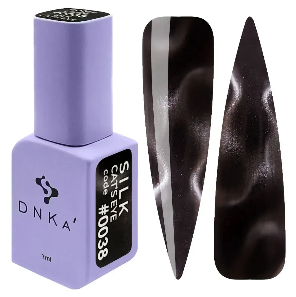 Color Gel Polish DNKa' 7 ml Cat's Eye #0038 - SILK, efecto con imán