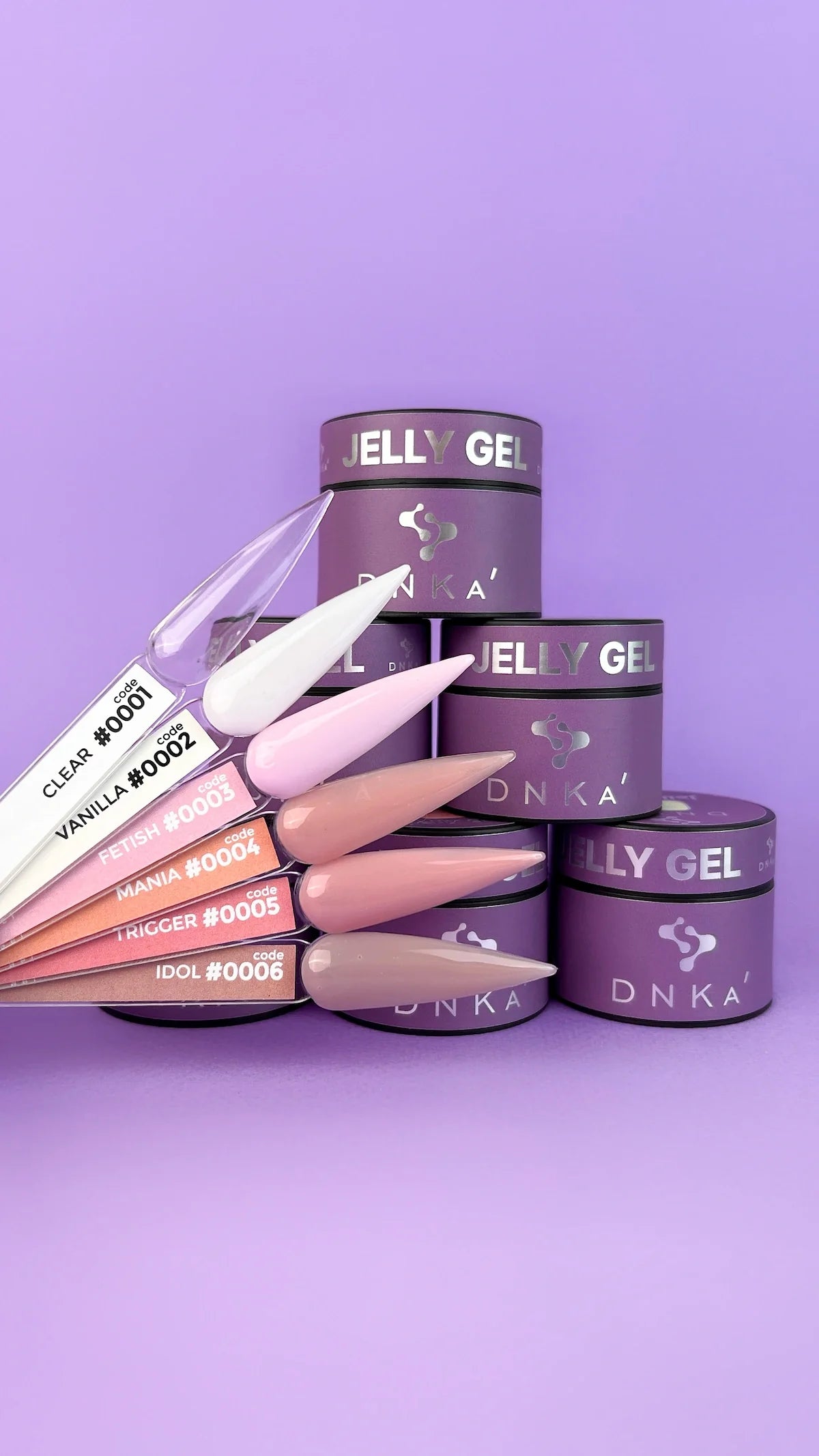 Jelly Gel DNKa' 15 ml #0002 Vanilla