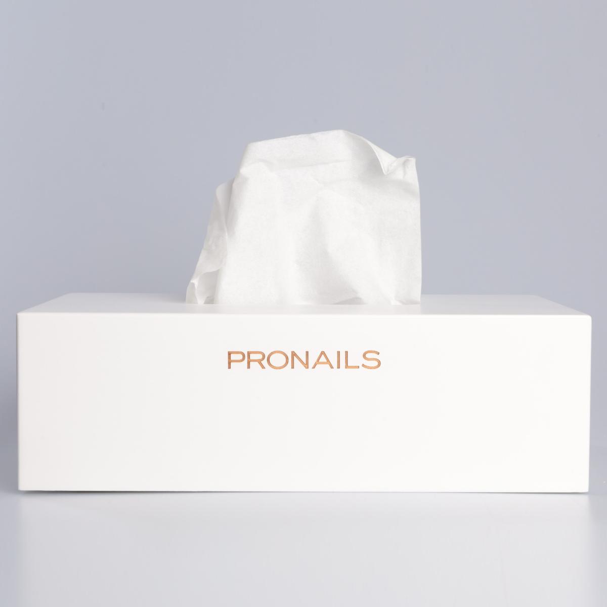 funda madera caja panuelos blanca