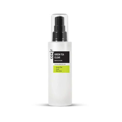 Emulsión Hidratante con BHA y té verde | Coxir Greentea BHA Clear Emulsion 100ml