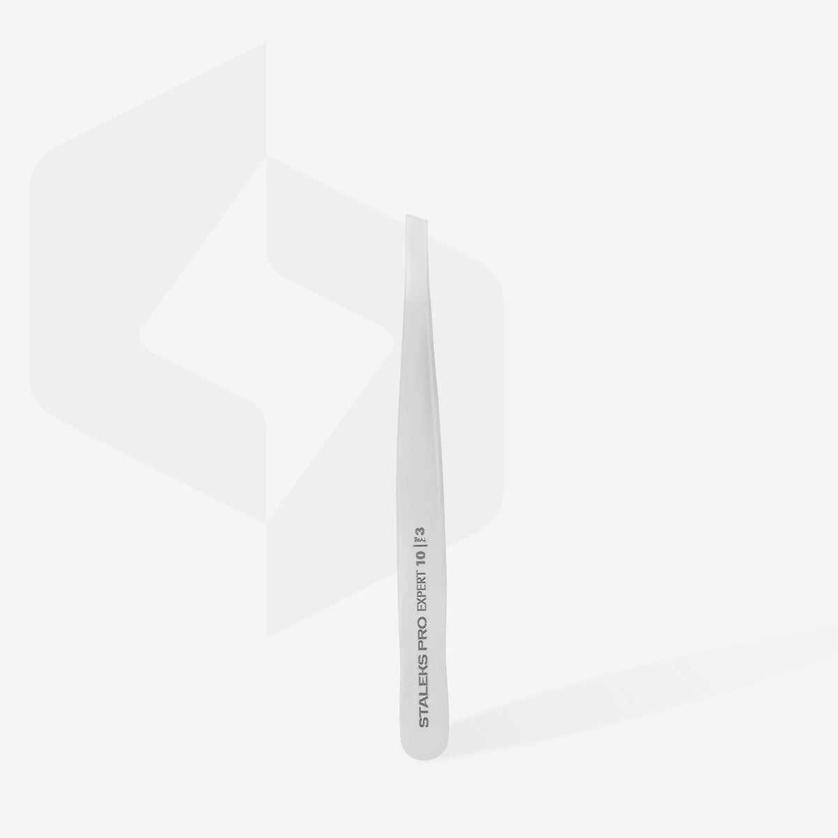 Pinza para cejas EXPERT 10 TIPO 3 (bordes biselados anchos) STALEKS TE-10/3